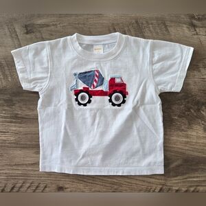 Vintage 2010 Gymboree Boy's Mixing Truck Short Sleeve T-shirt Size 3T